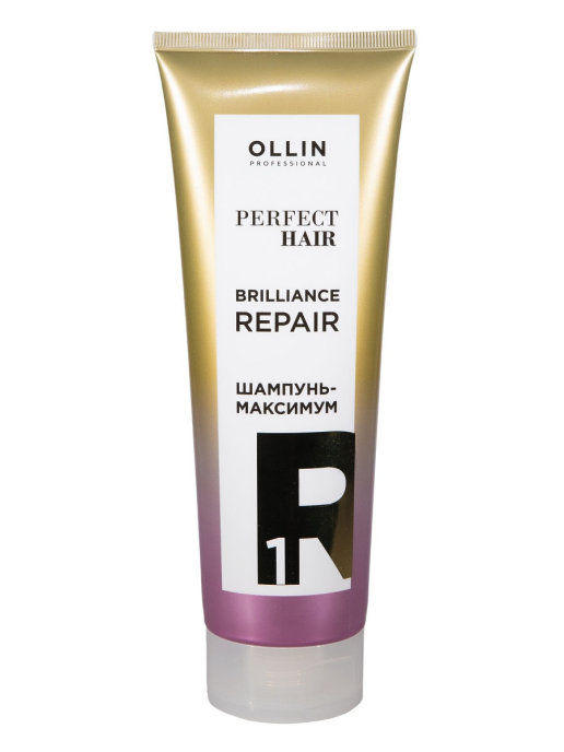картинка OLLIN PERFECT HAIR BRILLIANCE REPAIR 1 Шампунь 250 мл от магазина Одежда+