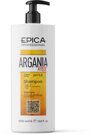 картинка EPICA Argania Rise Organic Шампунь д/блеска волос масло арган 1000 мл от магазина Одежда+