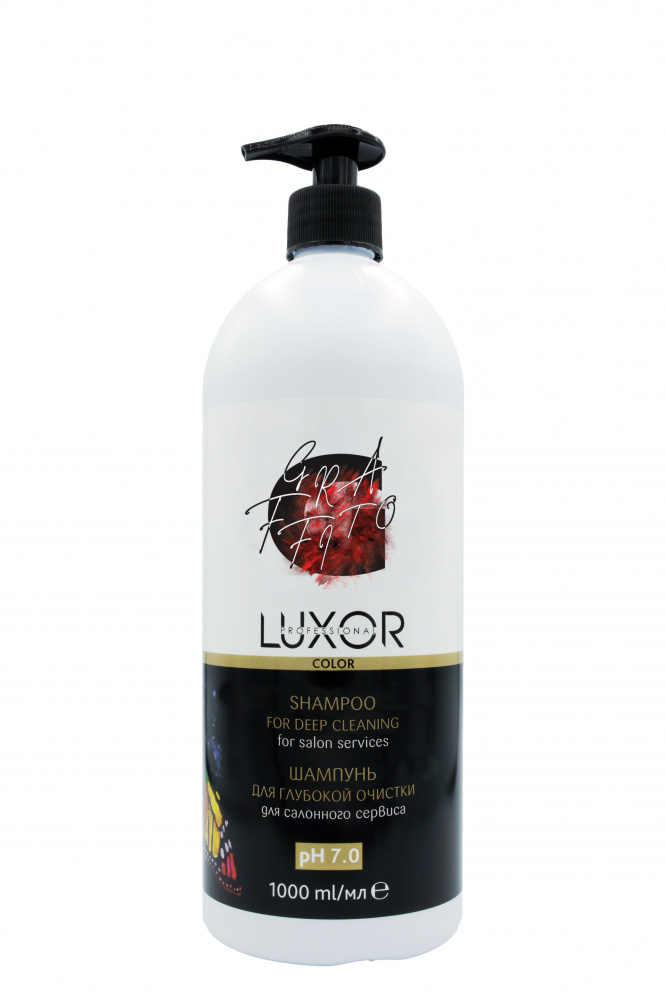 картинка LUXOR COLOR Шампунь pH 7 д/глубок очистки волос 1000 мл от магазина Одежда+