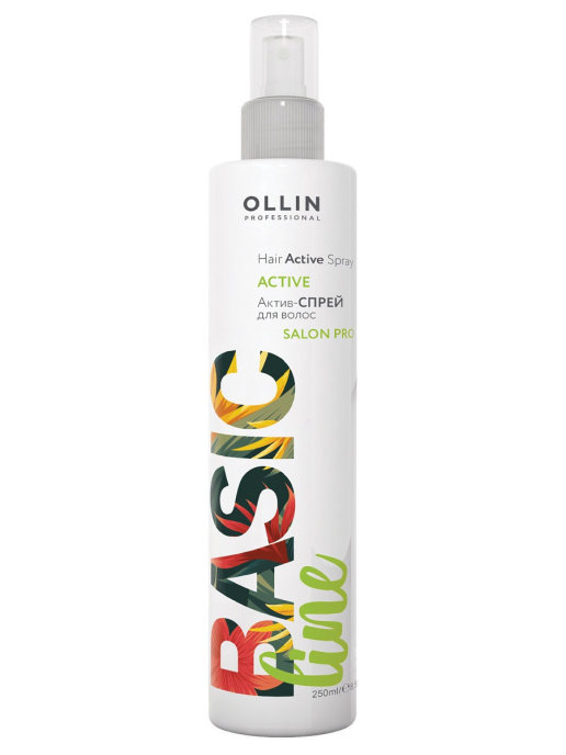 картинка OLLIN BASIC LINE Актив-спрей д/волос 250 мл от магазина Одежда+