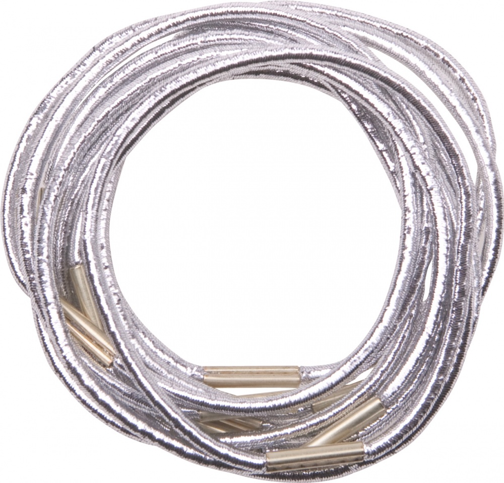 картинка Резинки RE041 д/волос серебро, mini (10шт/уп) от магазина Одежда+
