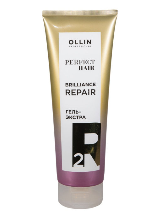 картинка OLLIN PERFECT HAIR BRILLIANCE REPAIR 2 Гель-экстра 250 мл от магазина Одежда+