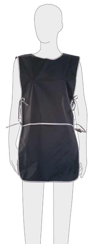 картинка Фартук DEWAL BN90015  со спинкой короткий черн от магазина Одежда+