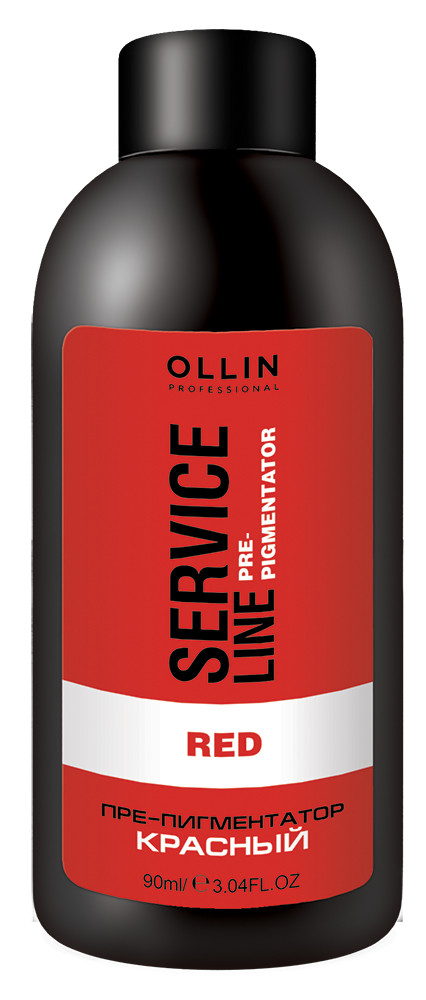 картинка OLLIN SERVICE LINE Флюид-припегментатор красный 90 мл от магазина Одежда+