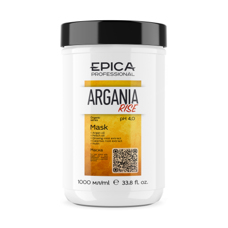 картинка EPICA Argania Rise Organic Маска д/блеска волос масло арган 1000 мл от магазина Одежда+