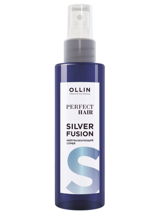 картинка OLLIN PERFECT HAIR SILVER FUSION Спрей нейтрализующий д/волос 120 мл от магазина Одежда+