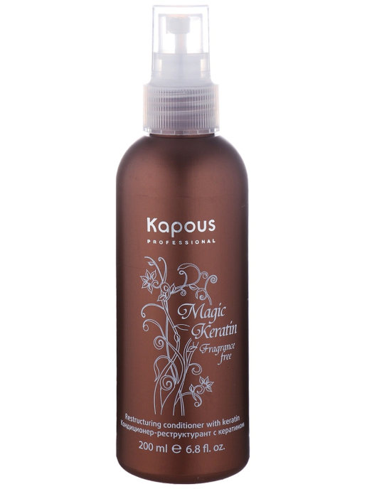 картинка KAPOUS Magic Keratin Кондиционер-реструктур с кератином 200 мл от магазина Одежда+
