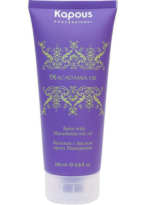 картинка KAPOUS Macadamia Oil Бальзам масло ореха макадамии 200 мл от магазина Одежда+